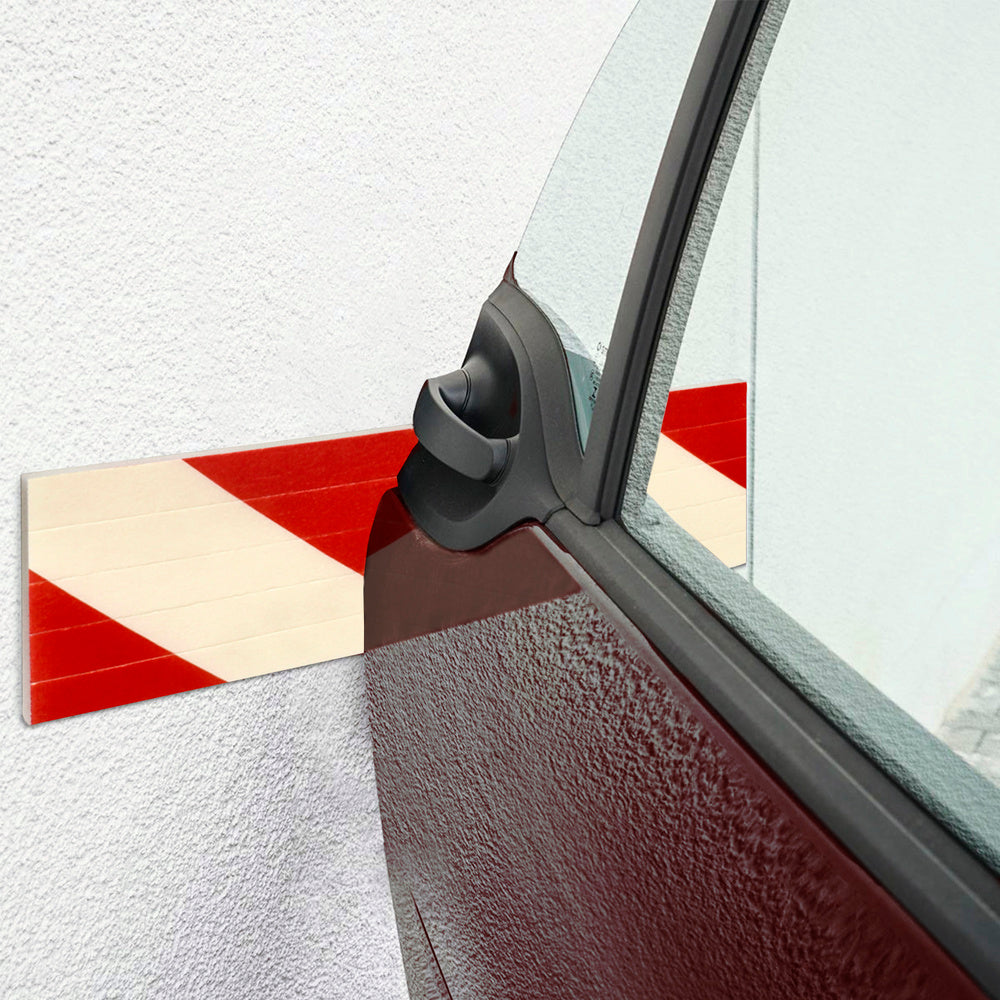 Protetor adesivo flexível contra riscos para garagem, 30x20 cm