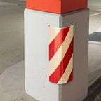 Protetor adesivo flexível anti-riscos para garagem, 32x40 cm