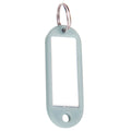 Grey tag keychain