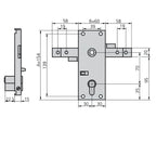 Cerradura cvl 11b   puertas basculantes