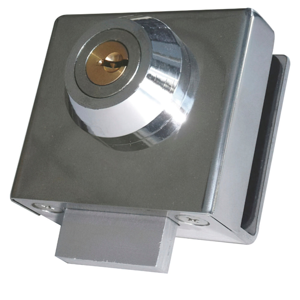Fechadura CBM 2004 para porta de vidro com chave plana