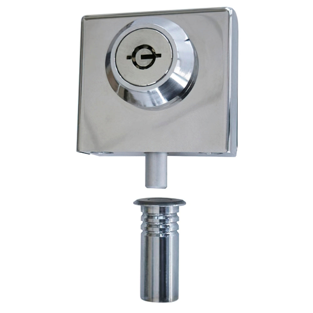 Fechadura CBM 2005 porta vidro chave tubular