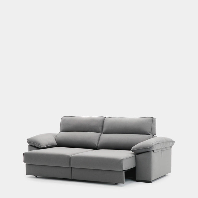 Sofá 3 Plazas Con Asientos Deslizantes | Gris Antracita