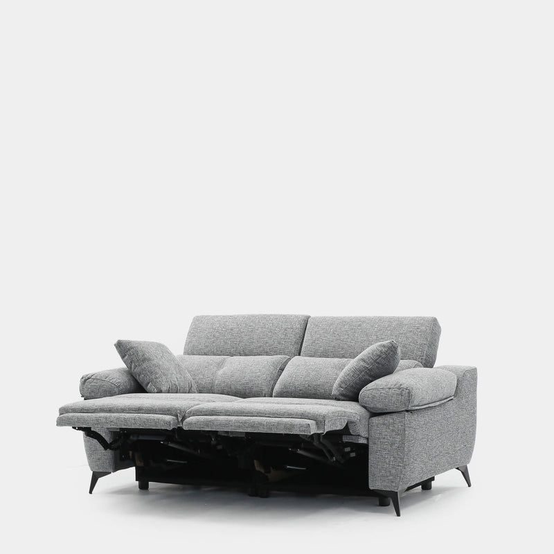 Sofá Erika 2 plazas relax compacto para salón pequeño | gris