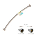 Flexible stainless steel hose female 3/8 - female 3/8 - 250mm