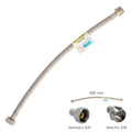Flexible stainless steel hose male 3/8 - female 3/8 - 400mm