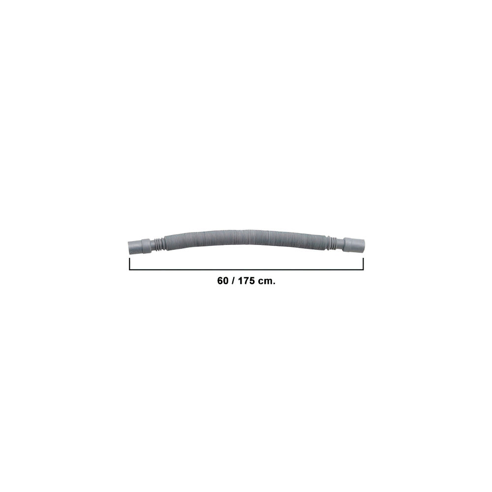 Washing machine outlet hose extendable 0.60 / 1.75 cm without bracket