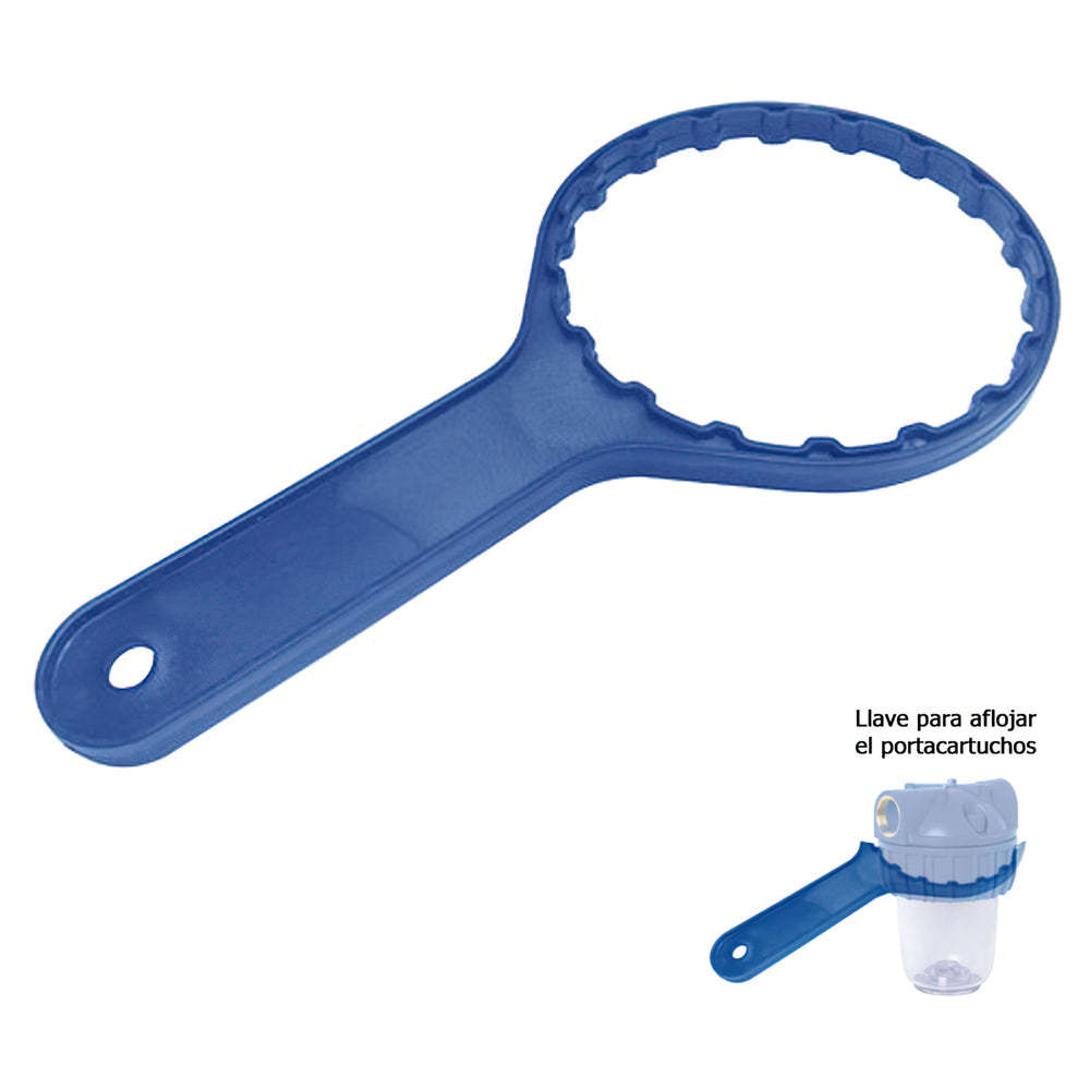 Water filter housing wrench for 5" domestic use (opening/closing)