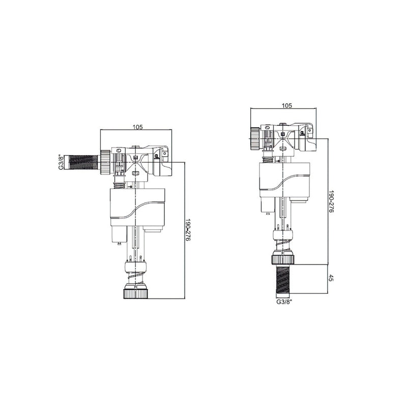 Grifo flotador compact doble