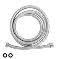 Flexível / mangueira de chuveiro extensível em aço inoxidável de 1,7 a 2 metros com acessórios em latão. Flexível, resistente a torções,