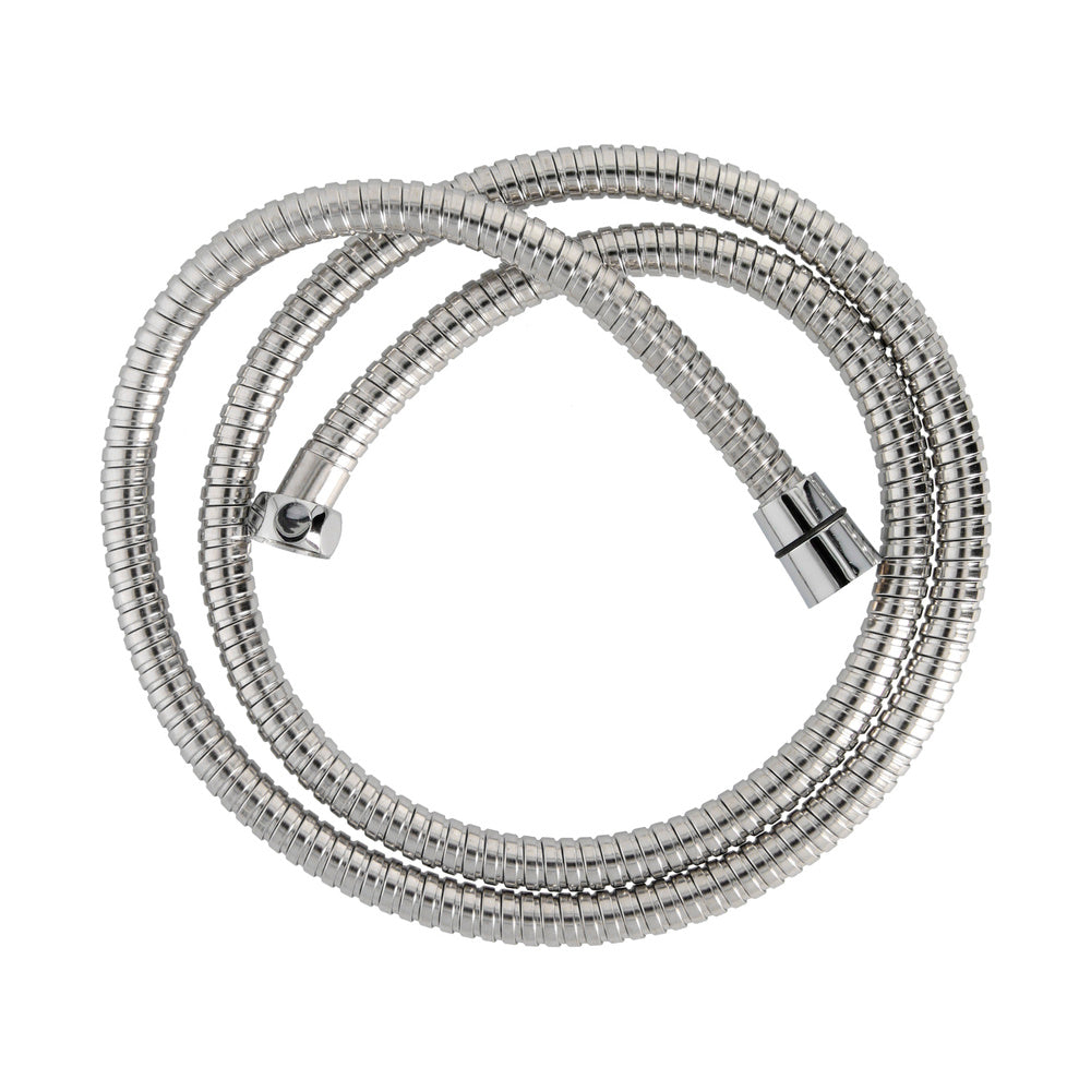 Stainless steel shower hose 1.50 meters brass fittings. Flexible, kink-resistant, standard connection