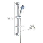 Maurer flex-bar handle 3-position chrome