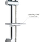 Maurer flex-bar handle 3-position chrome