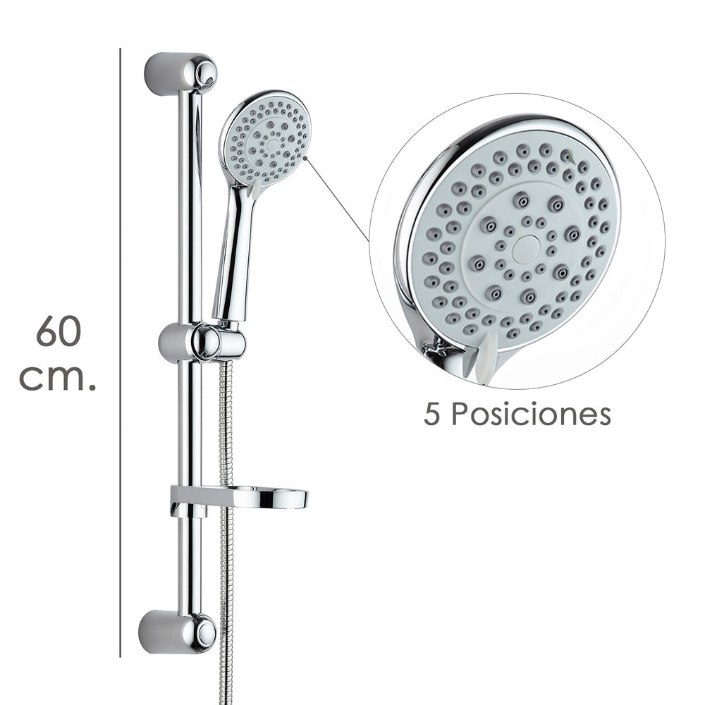 Maneral barra flexo maurer 5 posiciones cromo