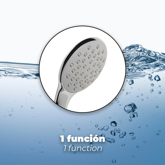 Maneral ducha maurer 1 posición cromado "sara"