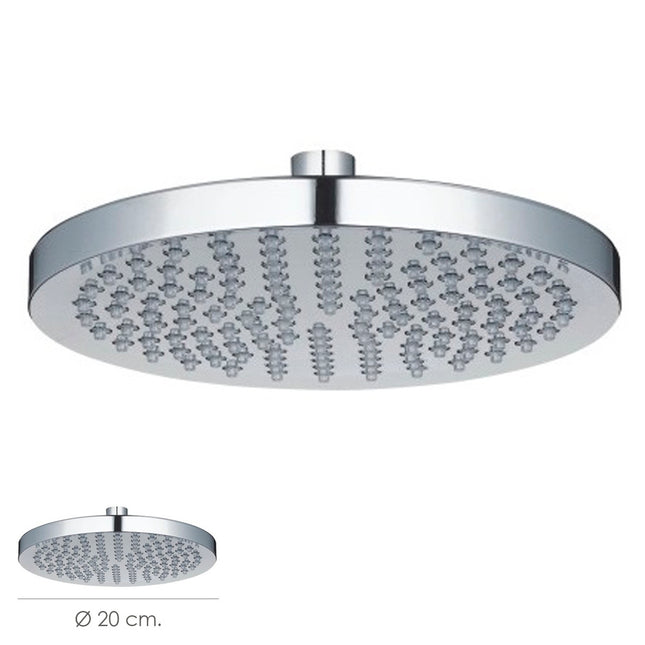 Rociador ducha acero inoxidable antical ø 20 cm