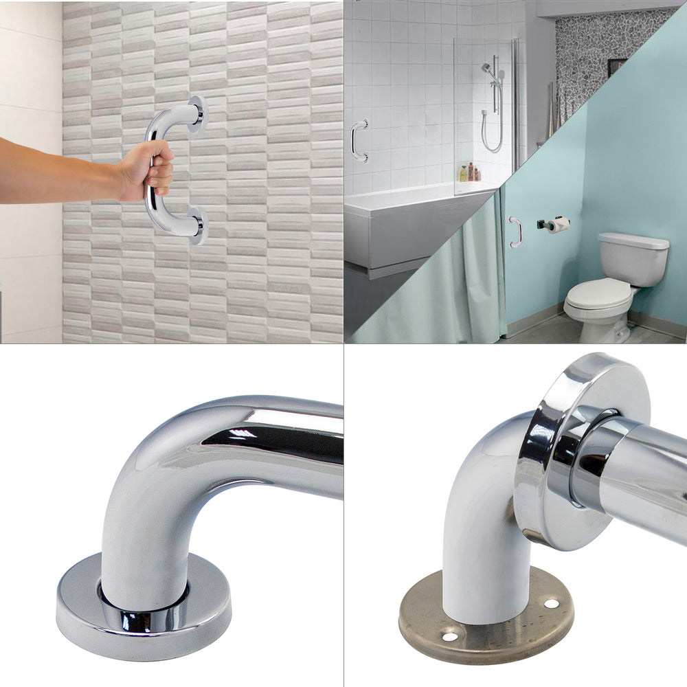 Maurer chrome polished shower grab bar ø 32 mm length 22 cm