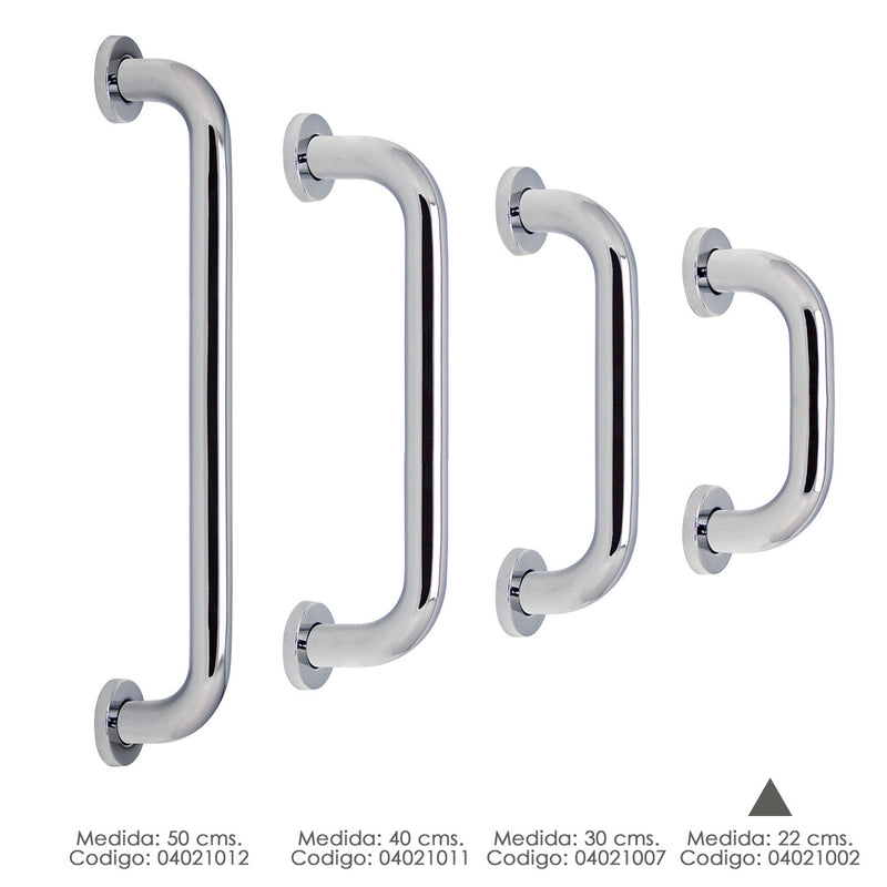 Agarre ducha maurer cromo brillo ø 32 mm. longitud 22 cm