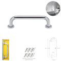 Barra de apoio de duche Maurer cromado brilhante ø 32 mm comprimento 40 cm