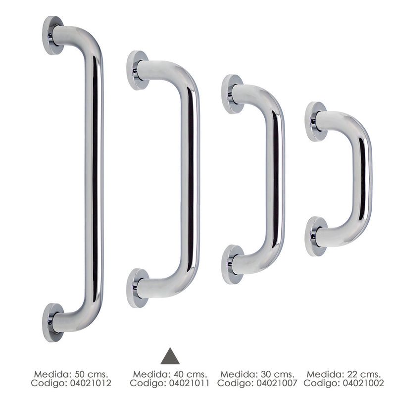Agarre ducha maurer cromo brillo ø 32 mm. longitud 40 cm