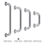 Barra de apoio de duche Maurer cromado brilhante ø 32 mm comprimento 40 cm