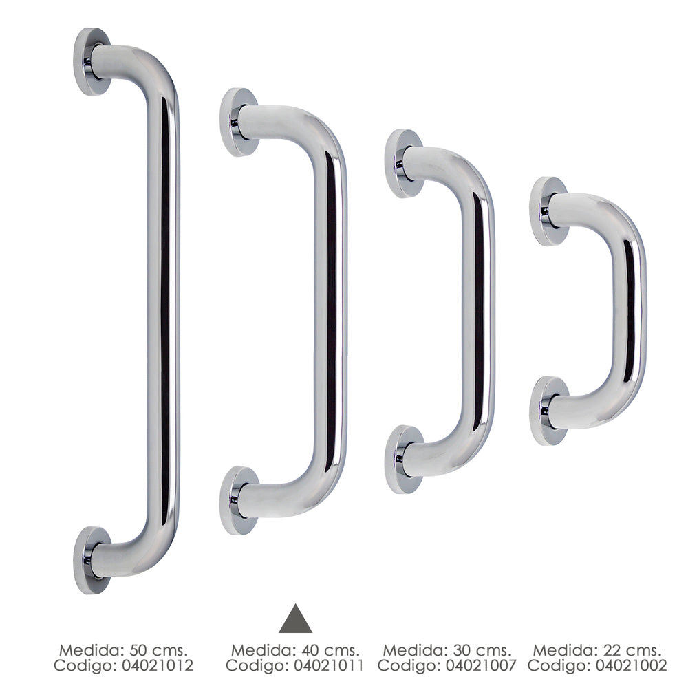 Grab bar shower maurer chrome polished ø 32 mm length 40 cm
