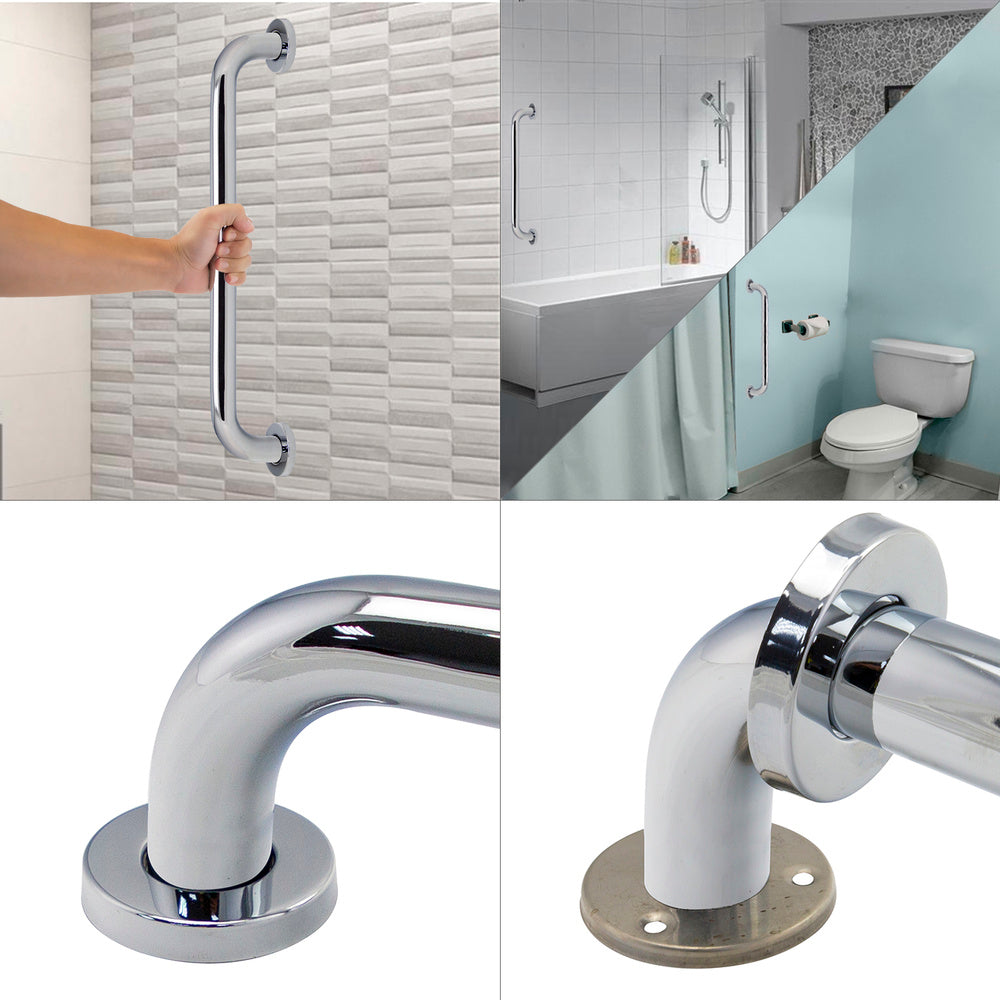 Maurer shower grab bar, chrome finish, 32 mm diameter, 50 cm length