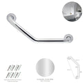 Pega de duche Maurer cromado brilhante Ø 32 mm comprimento 26x26 cm cotovelo