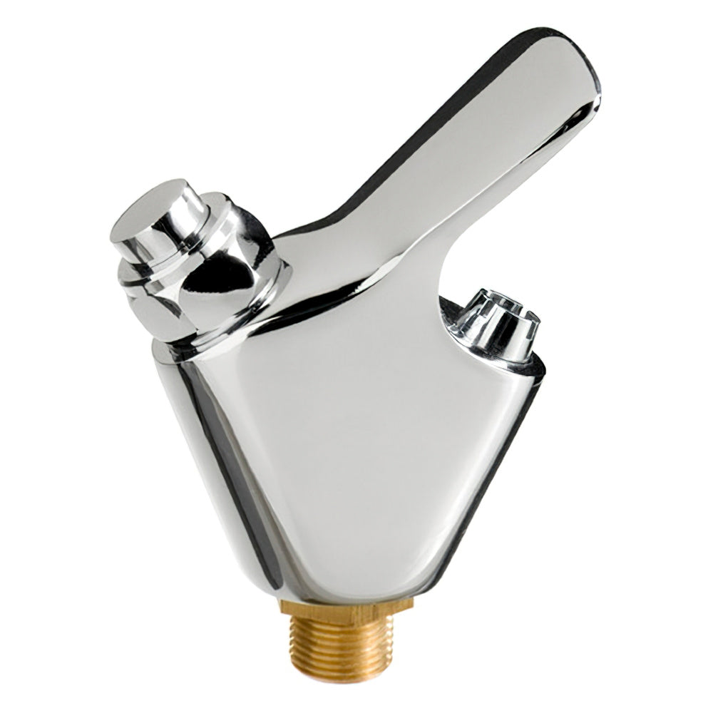 Chrome plated vertical fountain tap