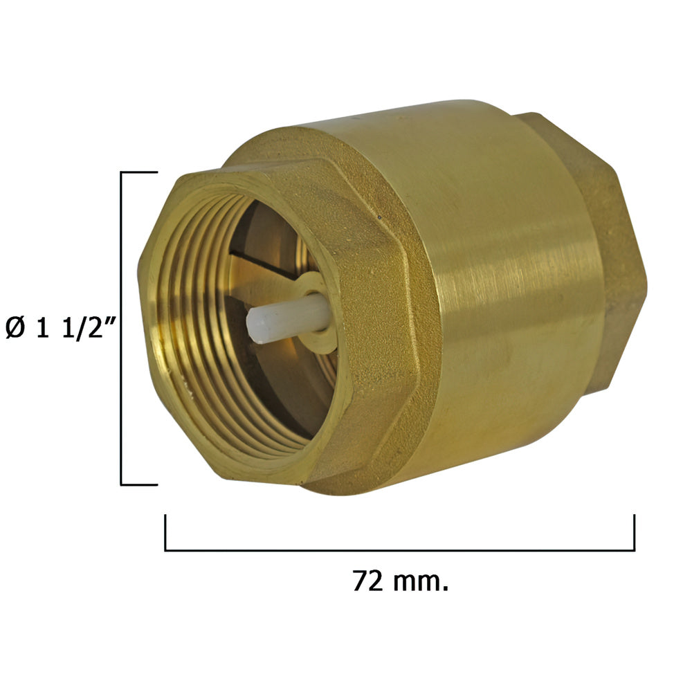 Válvula retención                  1 1/2"