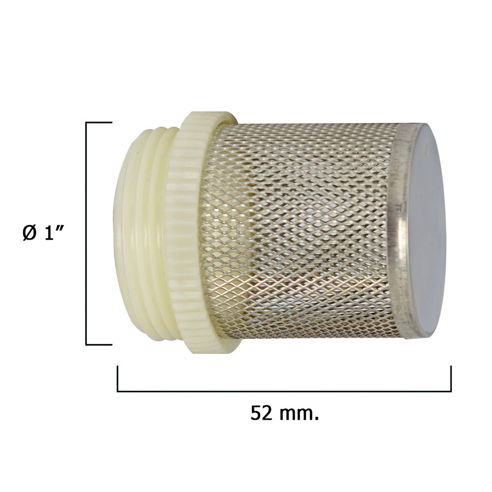 Stainless steel filter for check valve 1"
