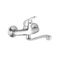 Horizontal wall-mounted sink mixer. With ø 40 mm ceramic cartridge