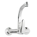 Vertical wall-mounted kitchen faucet with Ø 40 mm ceramic cartridge