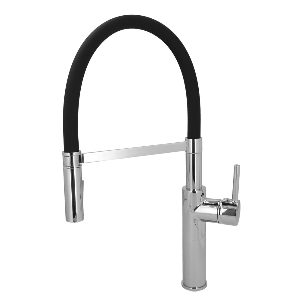 Monocomando de lava-louças flexível com suporte de torneira flexível jato arejado, jato pulverizado. Torneira de cozinha, torneira alta, torneira de lava-louças