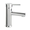 "Flow line" basin mixer with ø 40 mm ceramic cartridge
