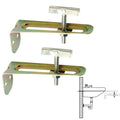 Conjunto de esquadros sanitários para suporte de lavatório 10 cm (2 unidades)