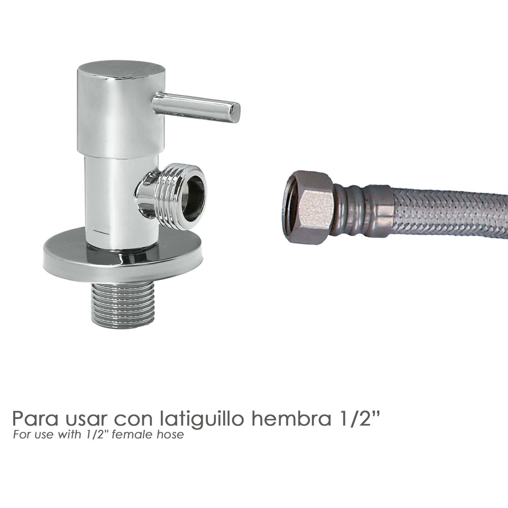 Ceramic quarter-turn valve 1/2" - 1/2"