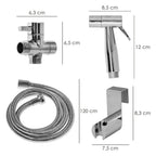 Ducha bidet wc con válvula cerámica h 1/2"  m 1/2" m 1/2"