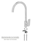 Kit de instalação monocomando, fixação monocomando, parafusos para torneiras, fixação de torneiras, fixação para monocomando.