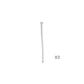 Flexible hose mixer tap Maurer H3/8" - M10 (2 pieces)