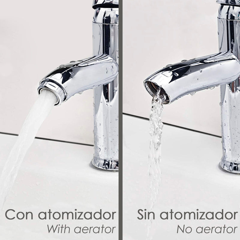 Atomizador grifos / monomando M24  (2 piezas) filtro aireador grifo, economizador de agua, difusor grifo, aireador economizador
