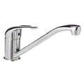 Single-lever sink mixer with horizontal spout and ø 40 mm ceramic cartridge