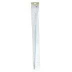 Barra extensível para cortina de duche, alumínio branco, 70 a 125 cm