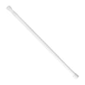 Barra extensível para cortina de duche, alumínio branco, 70 a 125 cm