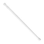 Barra extensível para cortina de duche, alumínio branco, 70 a 125 cm