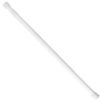 Barra extensível para cortina de duche, alumínio branco, 125 a 220 cm
