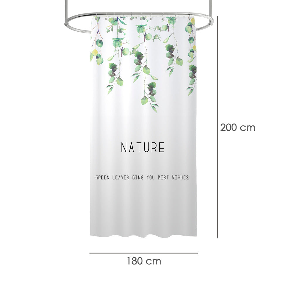 Cortina de duche nature 180x200 cm impermeável