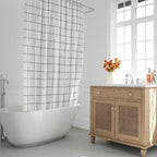 Cortina ducha cuadros 180x200 cm impermeable