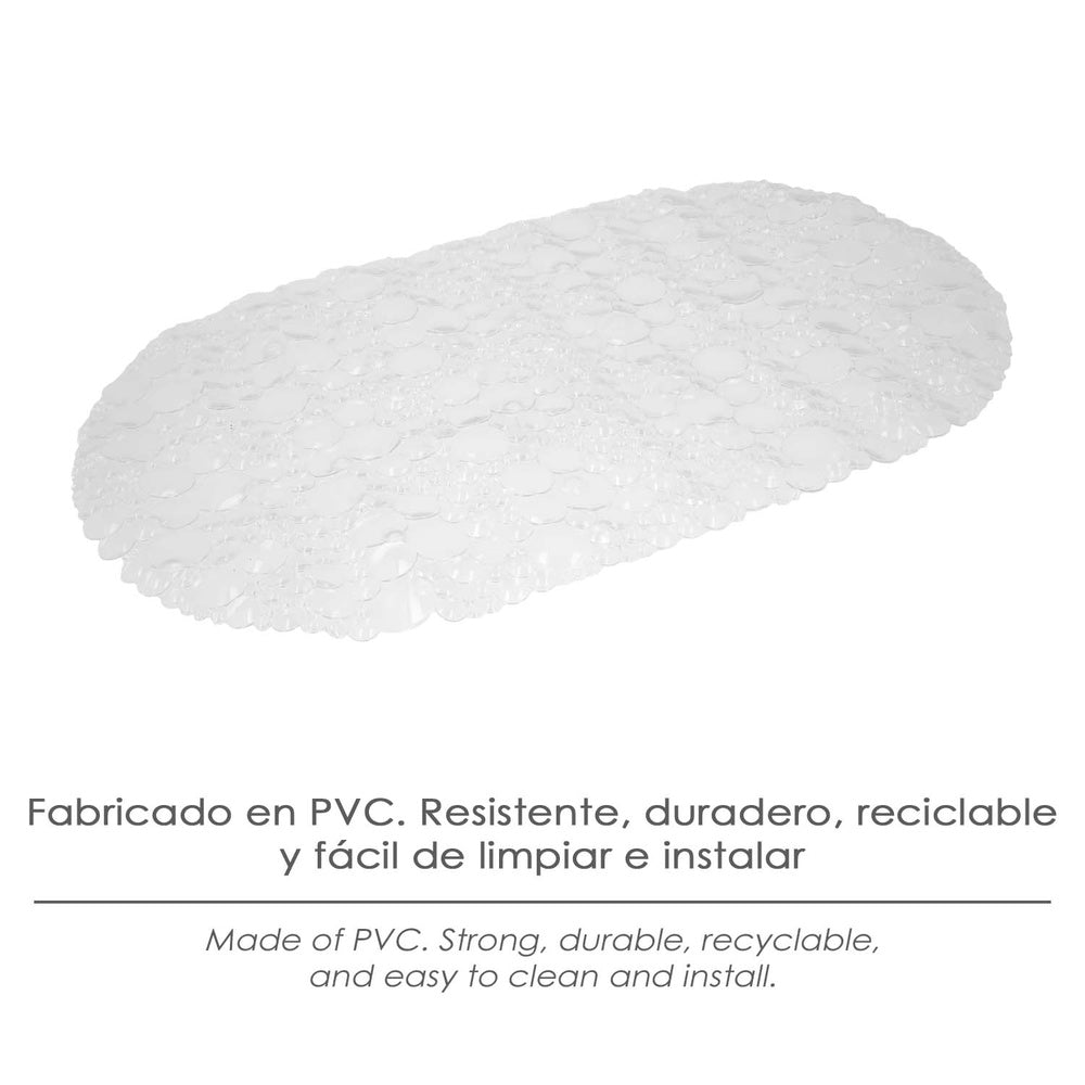 Alfombra bañera antideslizante 67x38 cm