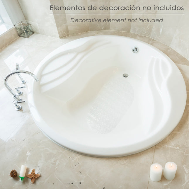 Alfombra bañera antideslizante 67x38 cm